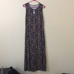 Liz Claiborne printed maxi dress.  Size XXS